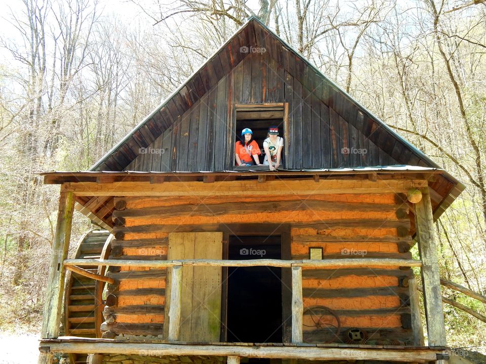 old grist mill at Foxfire museum, Georgia