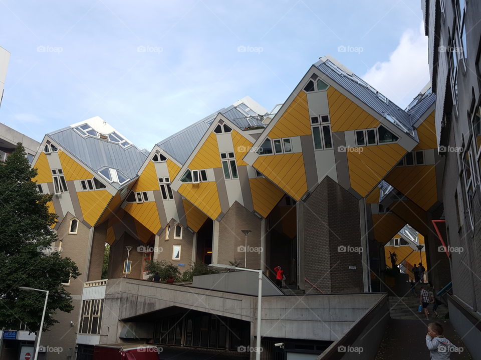 Cubic houses in Rotterdam