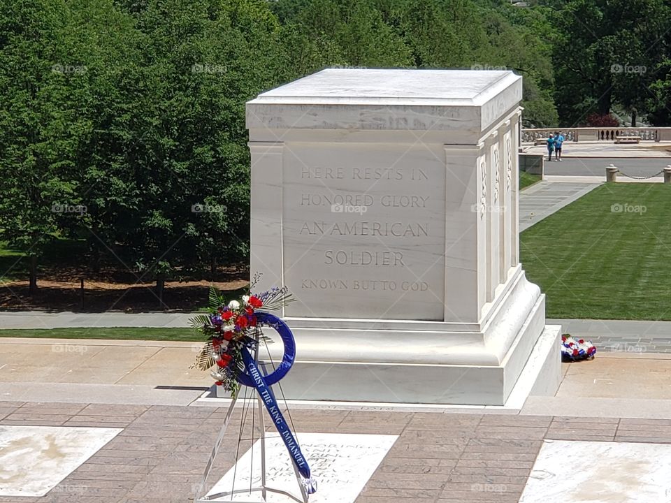 tomb of the unknown soldier, Arlington National Cemetery