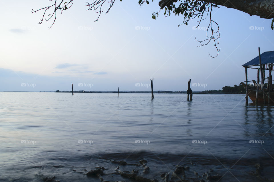 Natural Calm light after sunset