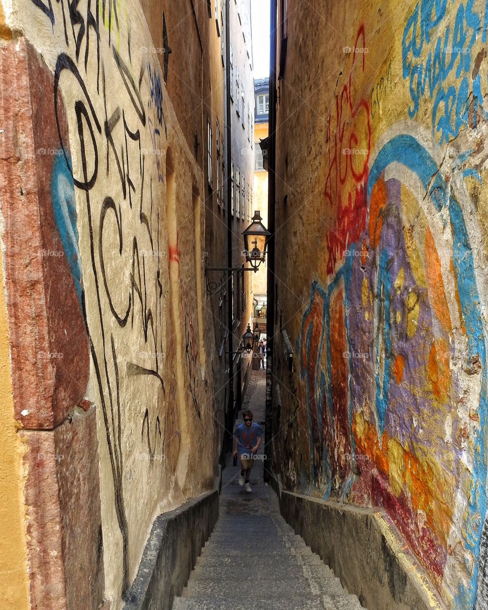 Narrow alley Gamla Stan