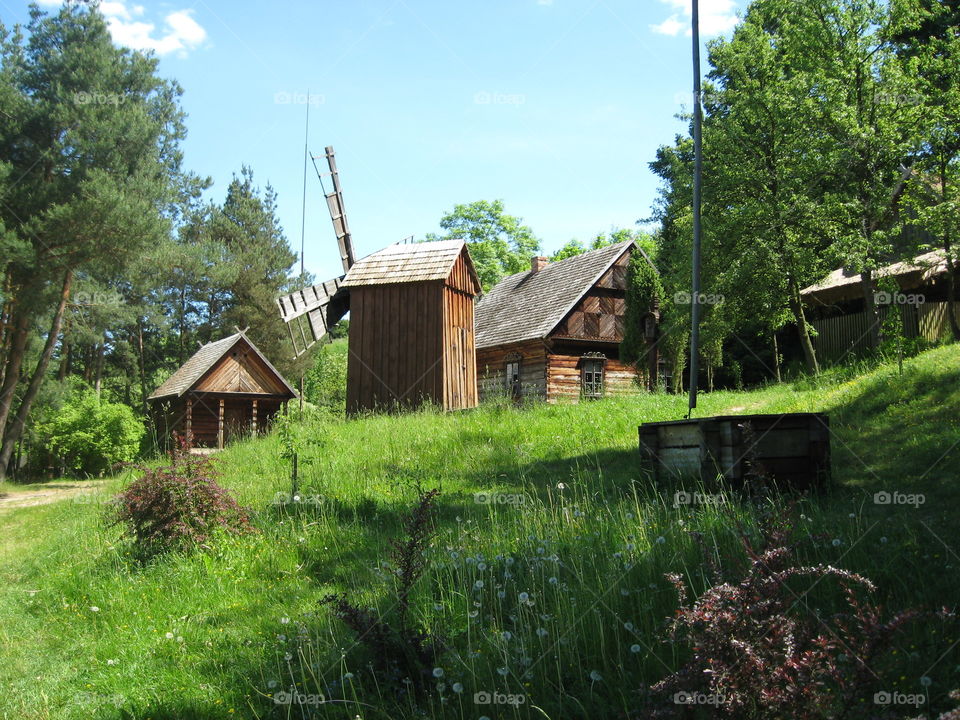House, Wood, Home, Grass, Farm