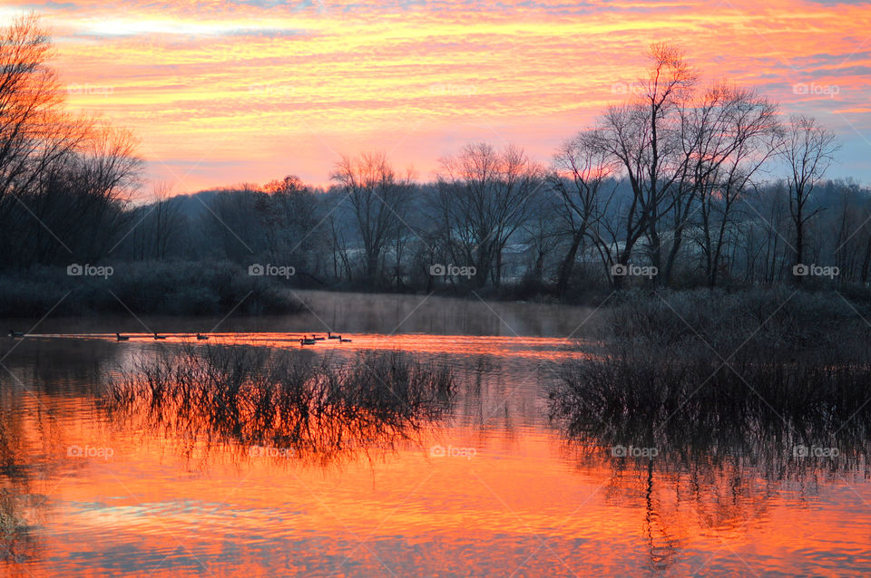 Sunrise at Kessler Swamp