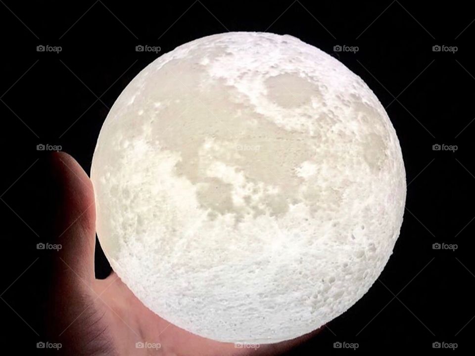 I’ve got the moon in my hands