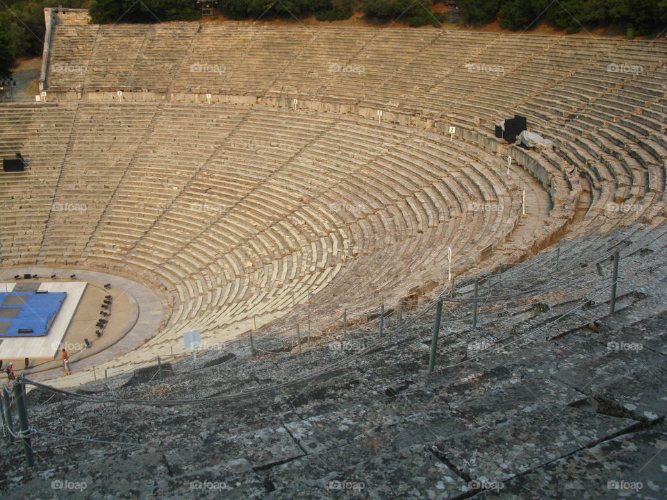 Theatre in Epidaure in Greece