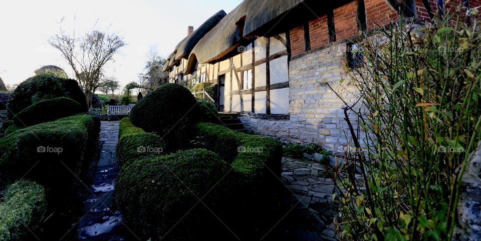 Cottage - ann hathaways cottage home of the wife of William Shakespeare 