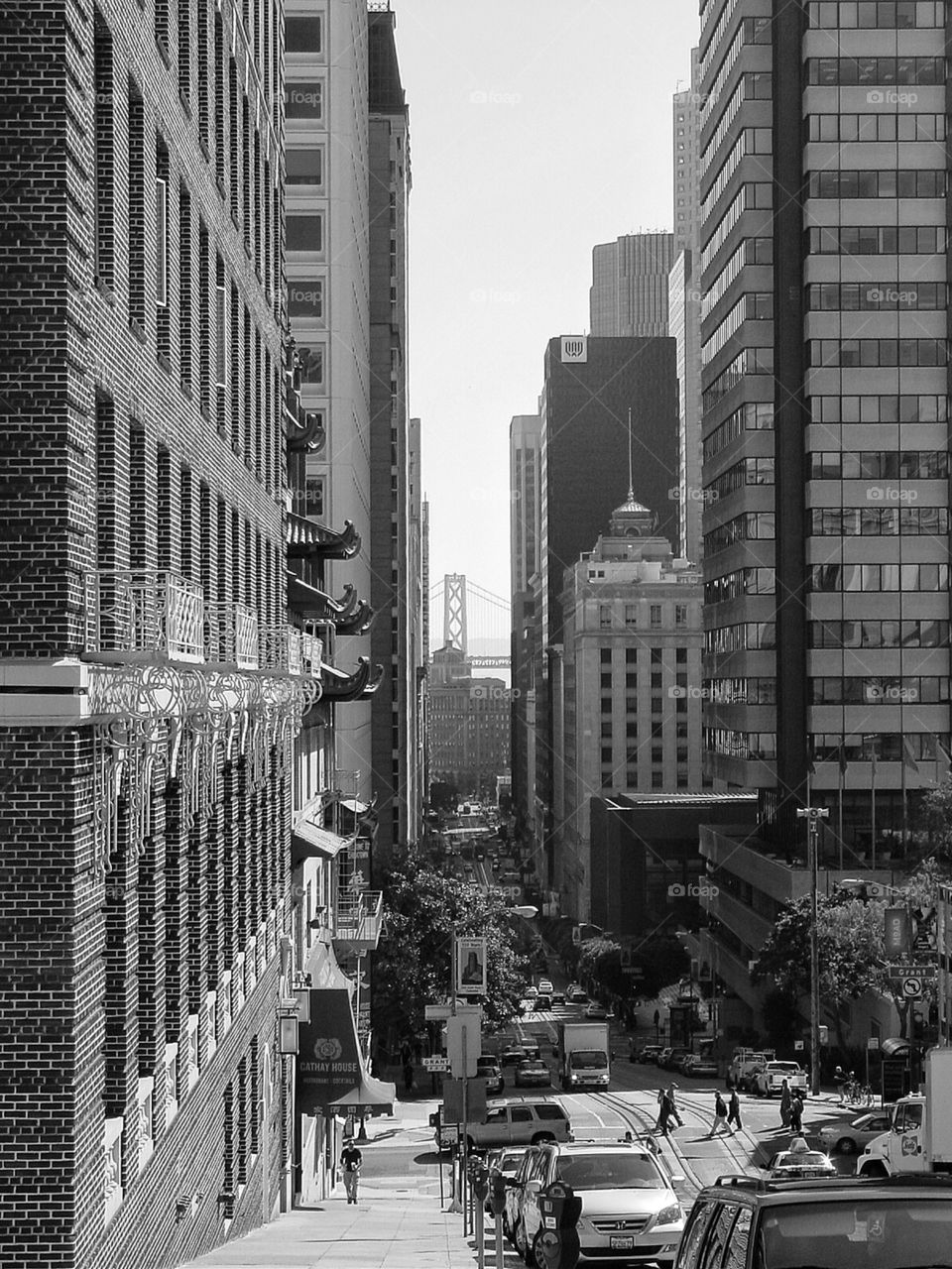 Downtown bridge view