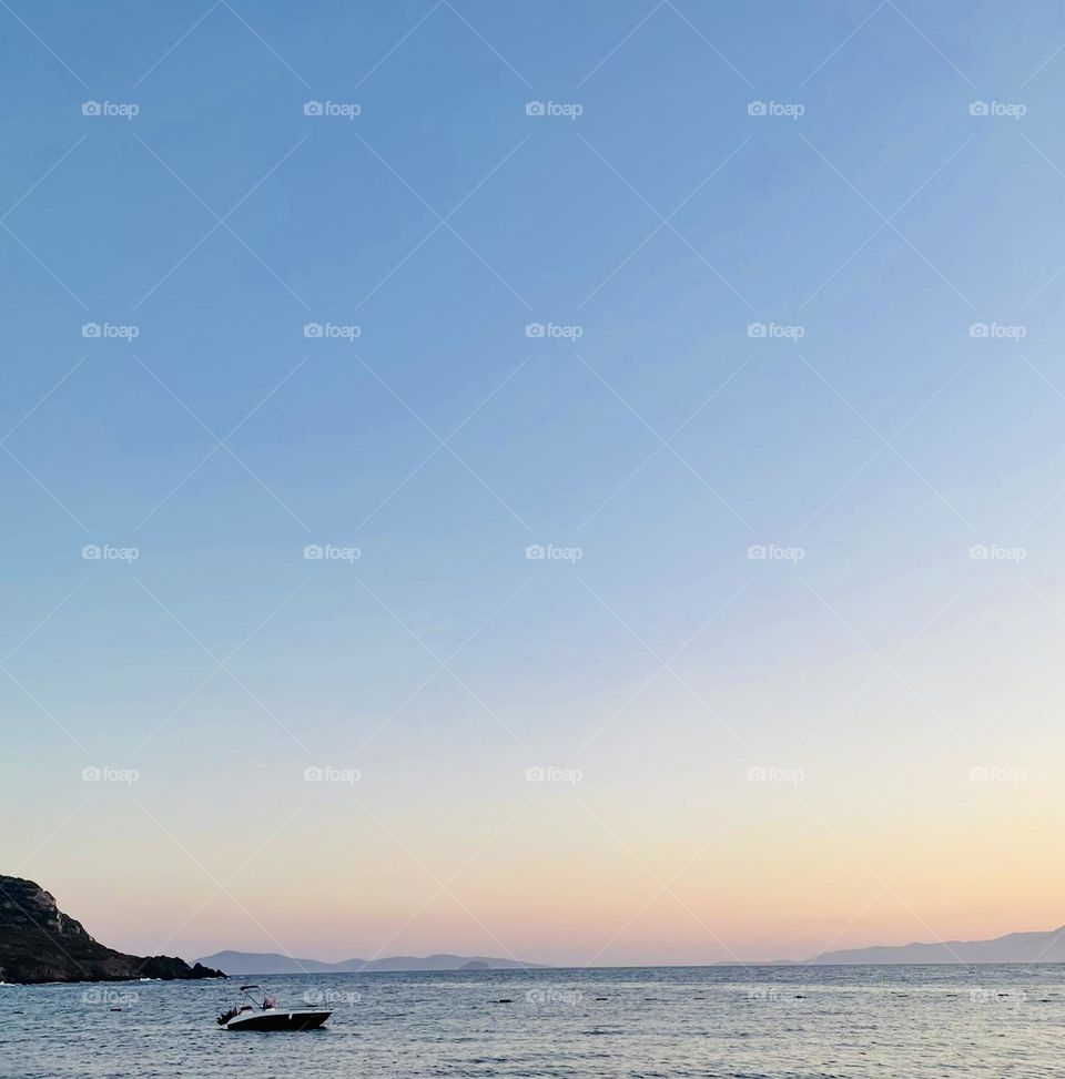 Skyline in Bodrum, Turkey