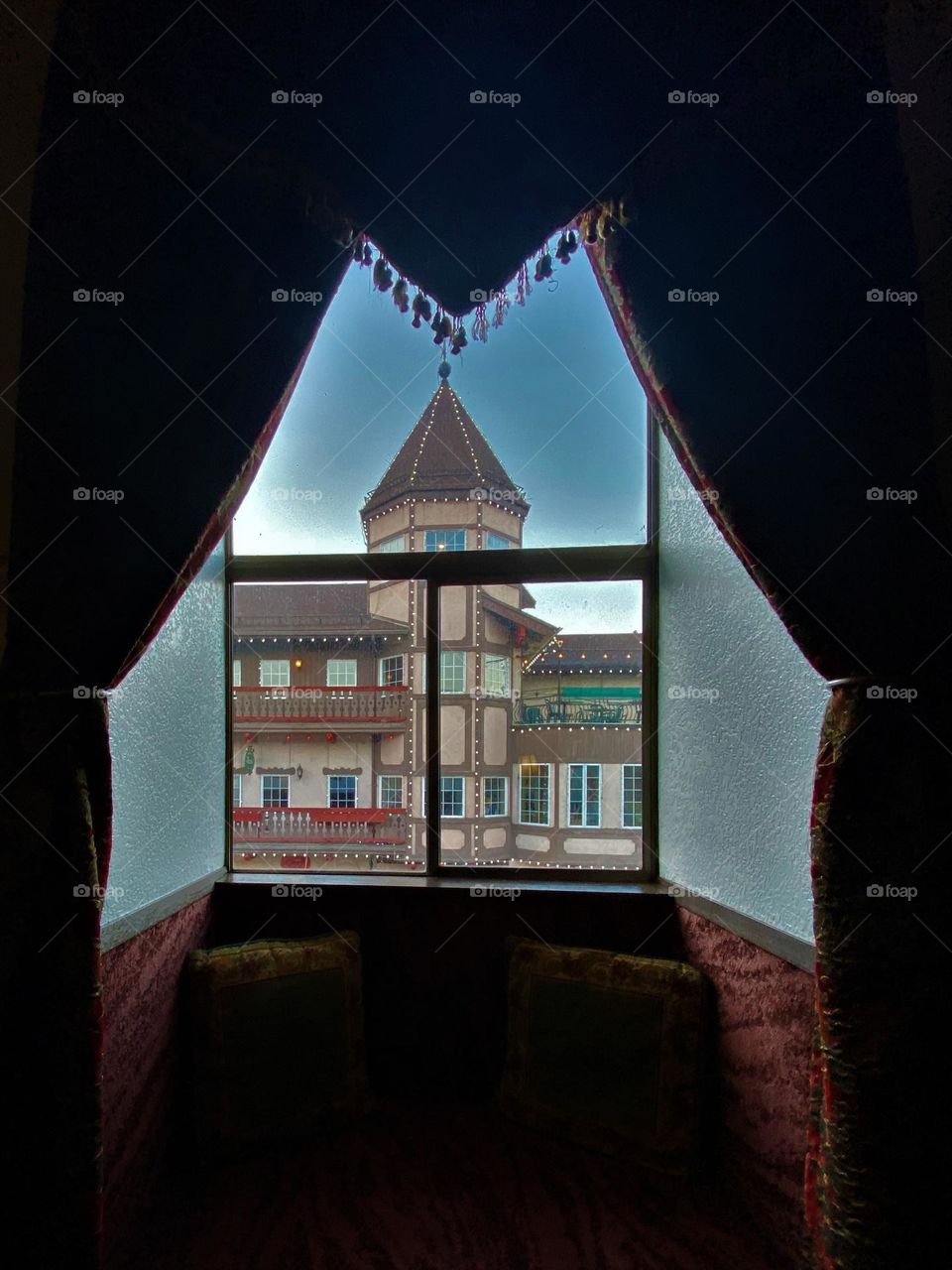 View from a hotel window