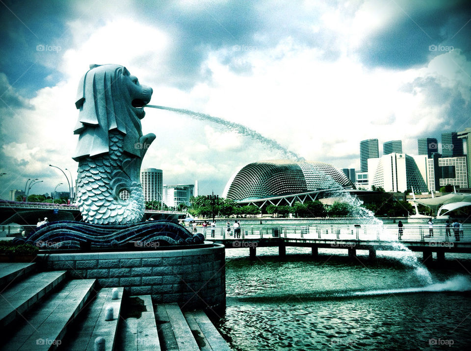 singapore travel tour merlion by ditchwitch27