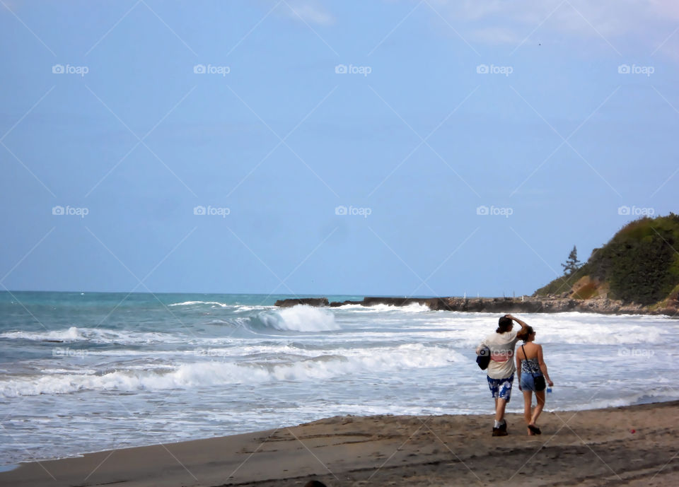 Couple At The Beach