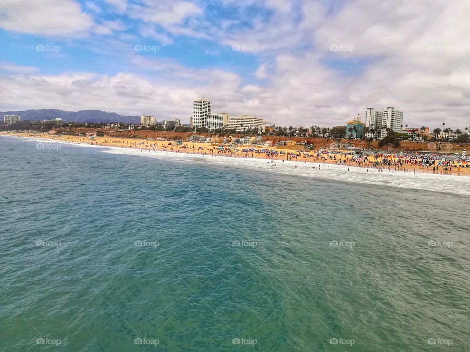 View from Santa Monica pier