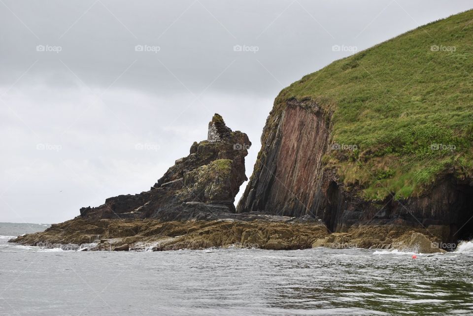 Rock and cliff