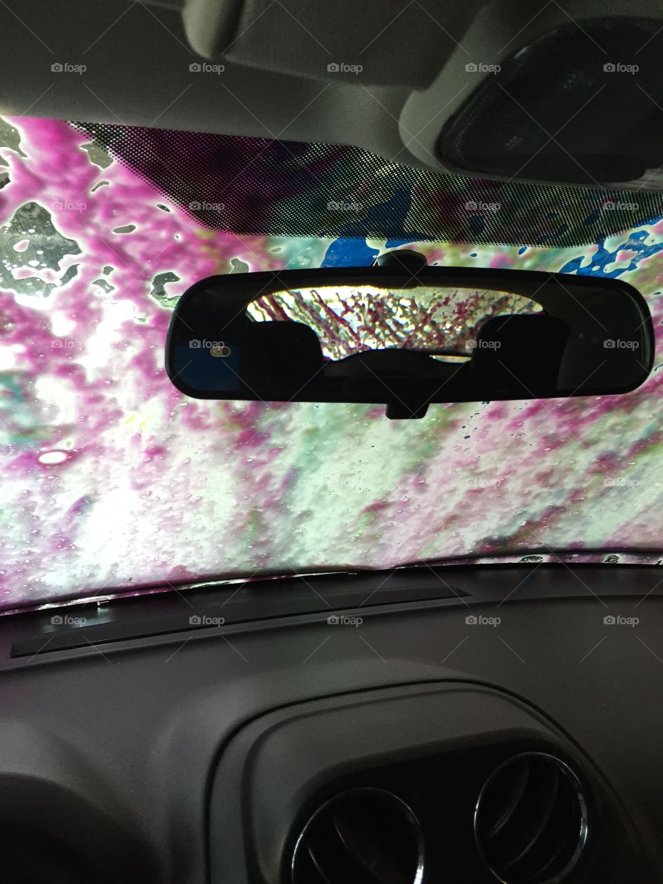 At the car wash