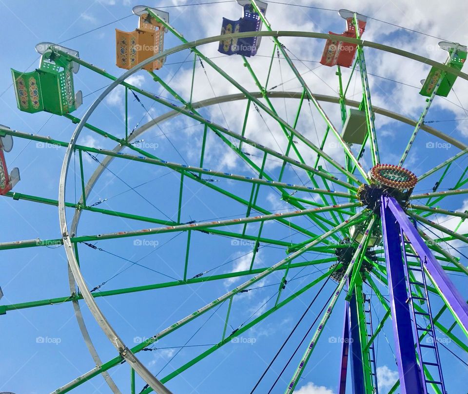 Ferris wheel at the county fair