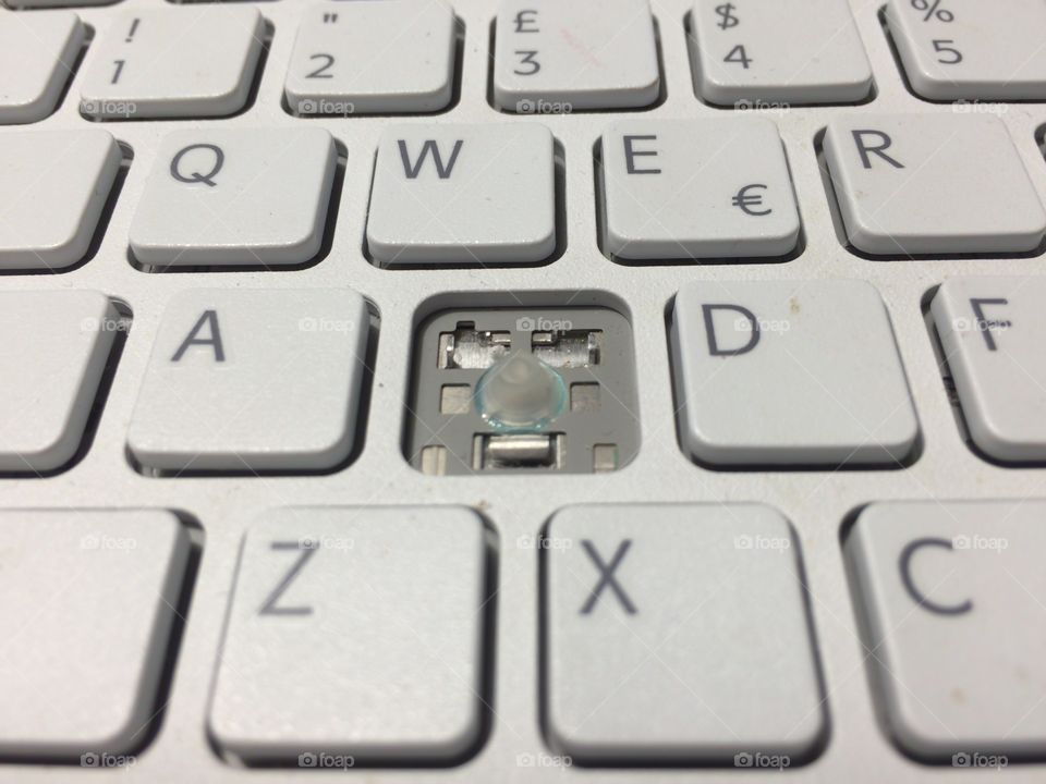 Broken keyboard button