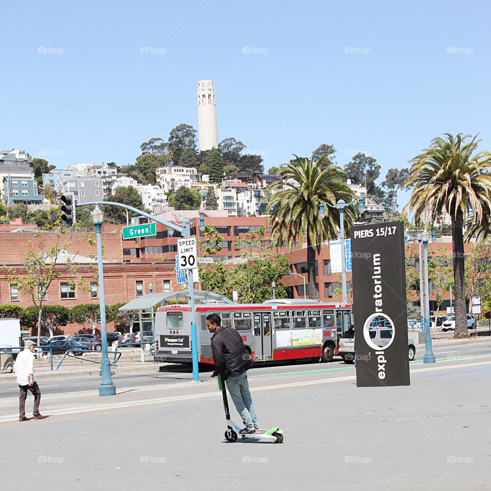 Skating in the city 