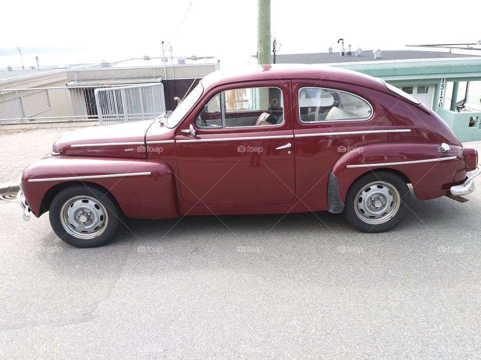 Old Volvo on the Road for a Ride