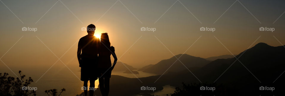 Watching the sunset