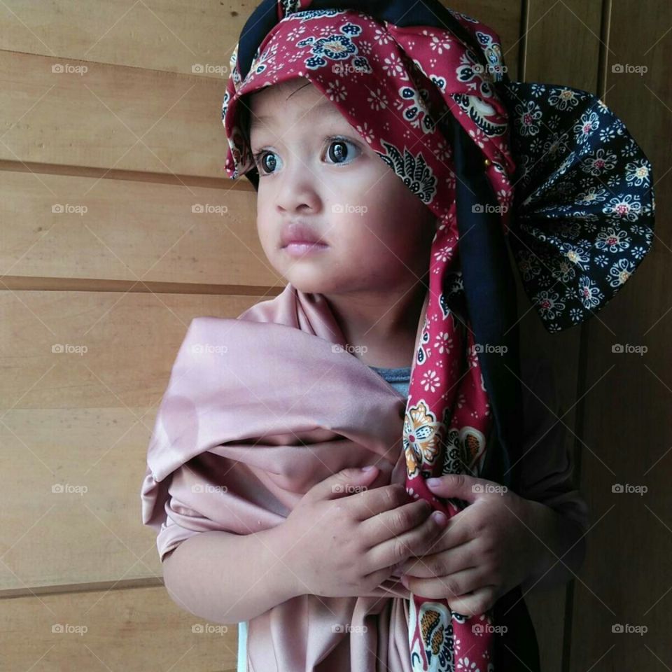 kids nice beautiful in batik