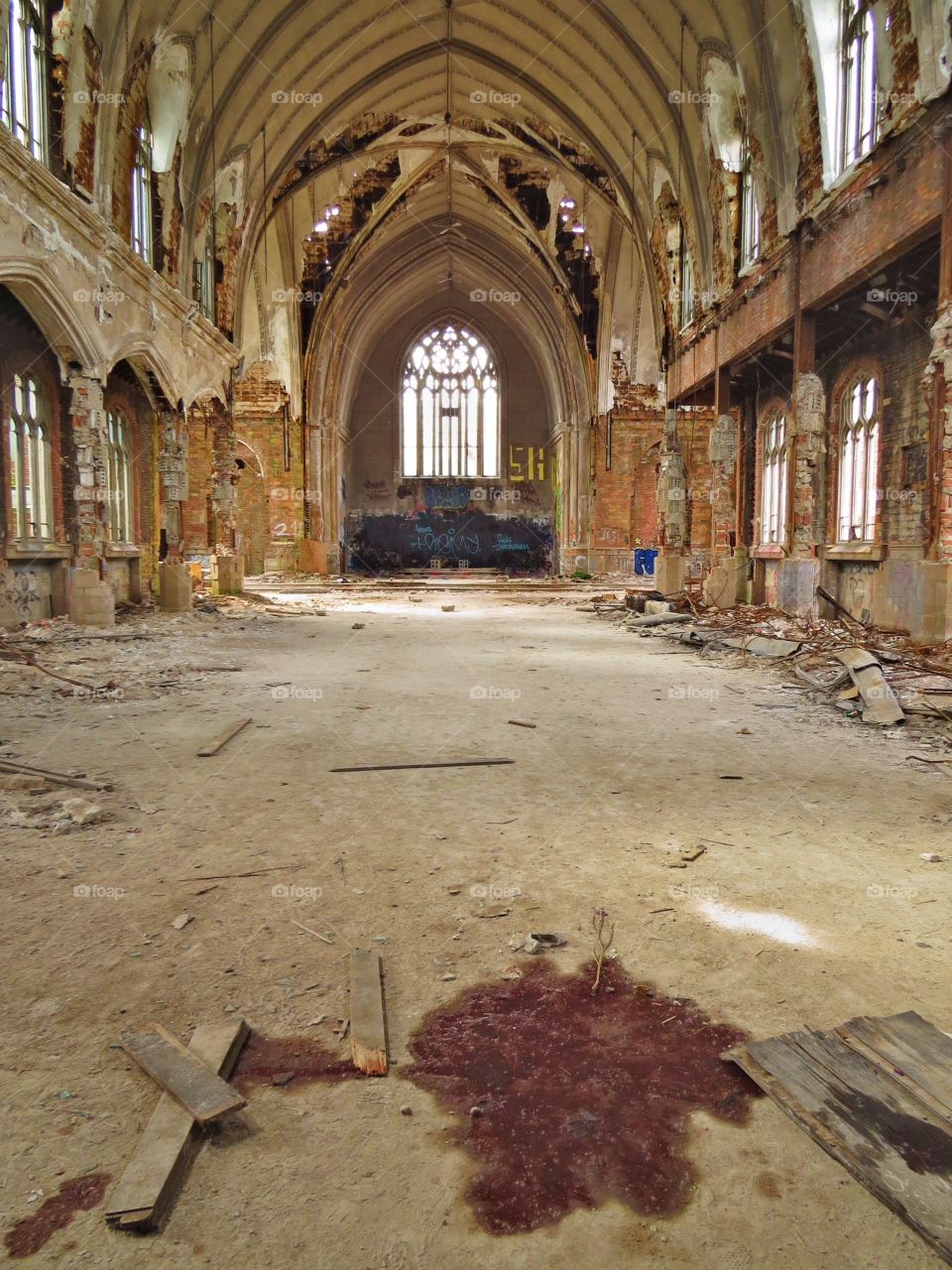Abandoned church, Detroit