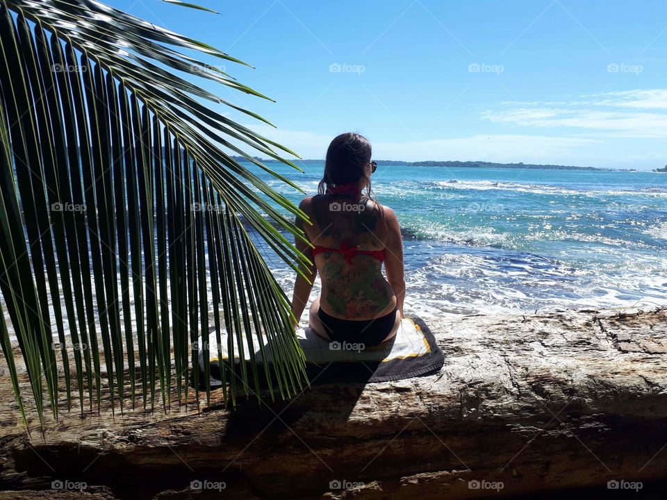 beach girl