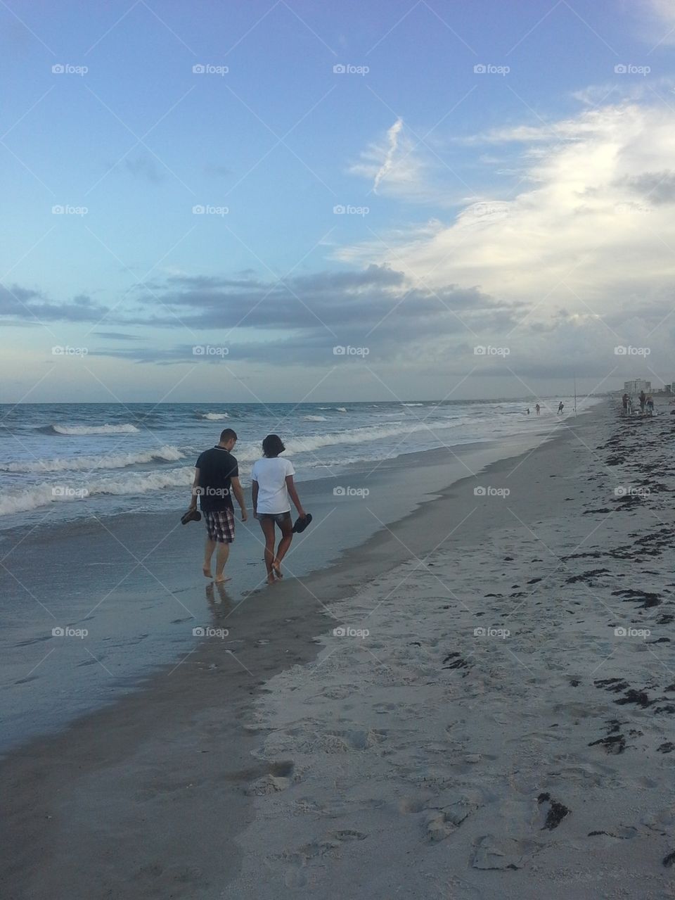 Walking in the Surf