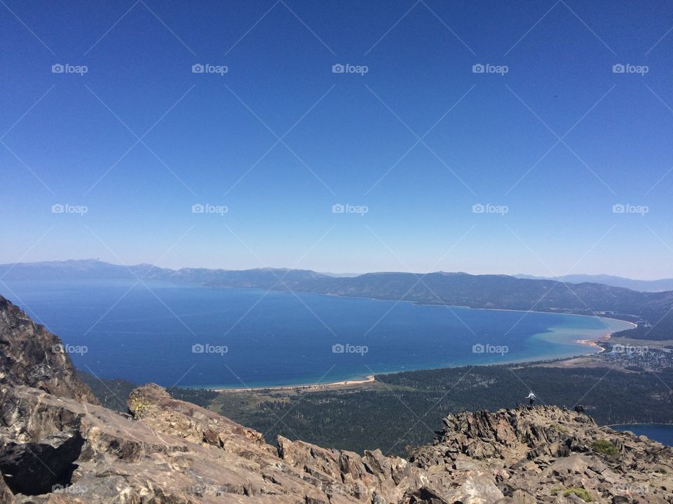 Mt. Tallac . The peak of California's Mt. Tallac is breathtaking. Overlooking all of Lake Tahoe, the strenuous hike is worth it. 