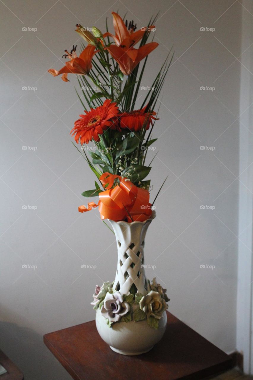 Bouquet in the vase