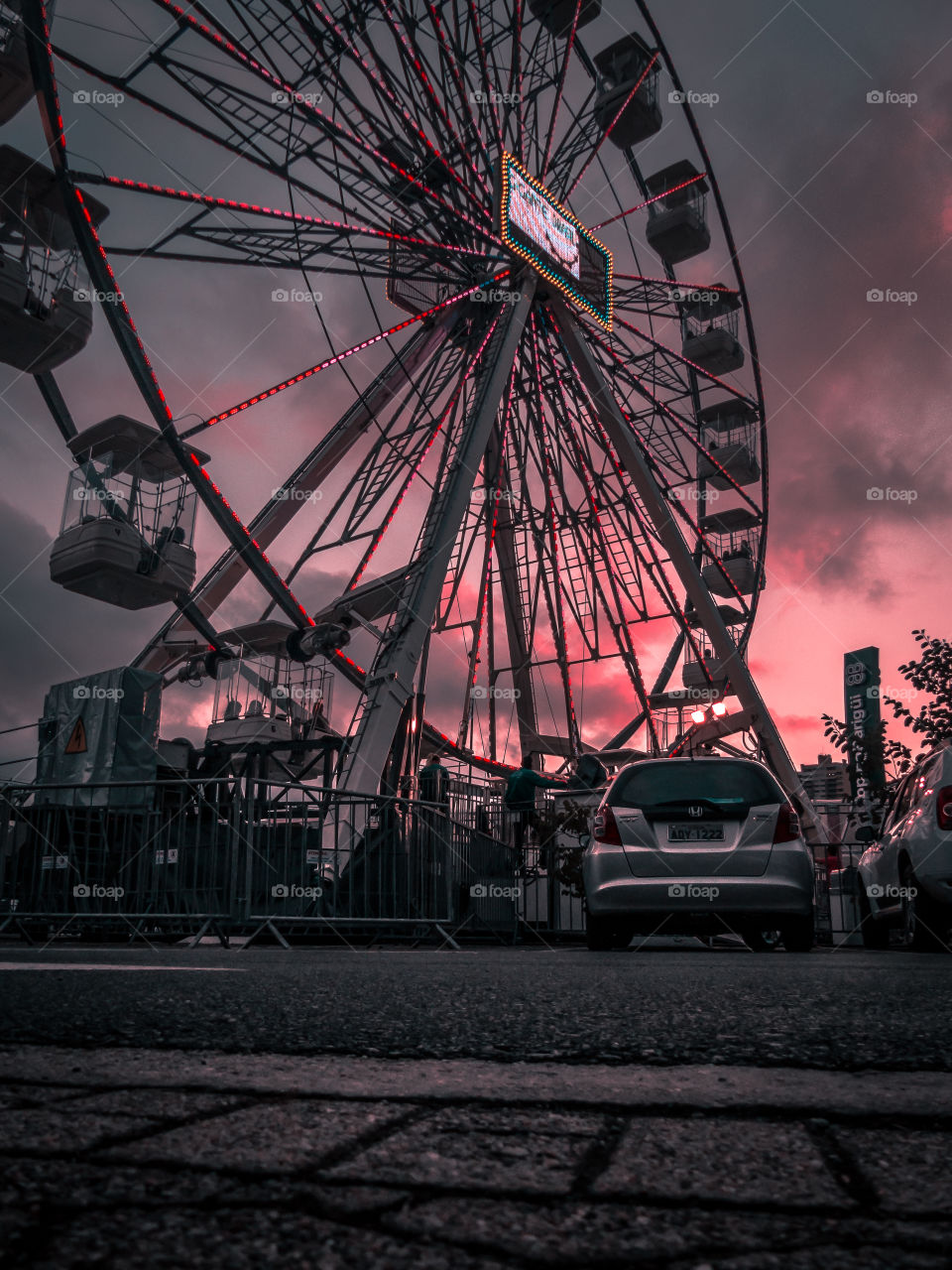 Wheel, Ferris Wheel, Roll Along, No Person, Carnival