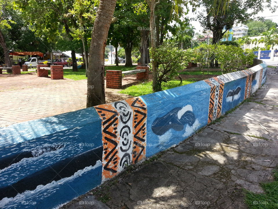 Park Wall Paintings in Samana