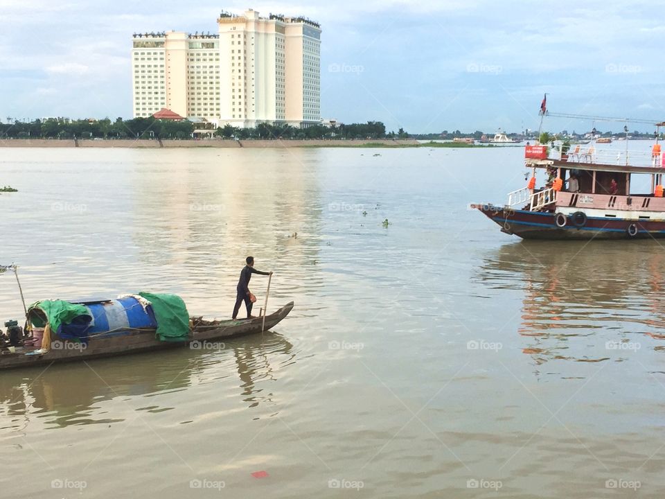 River in Cambodia 