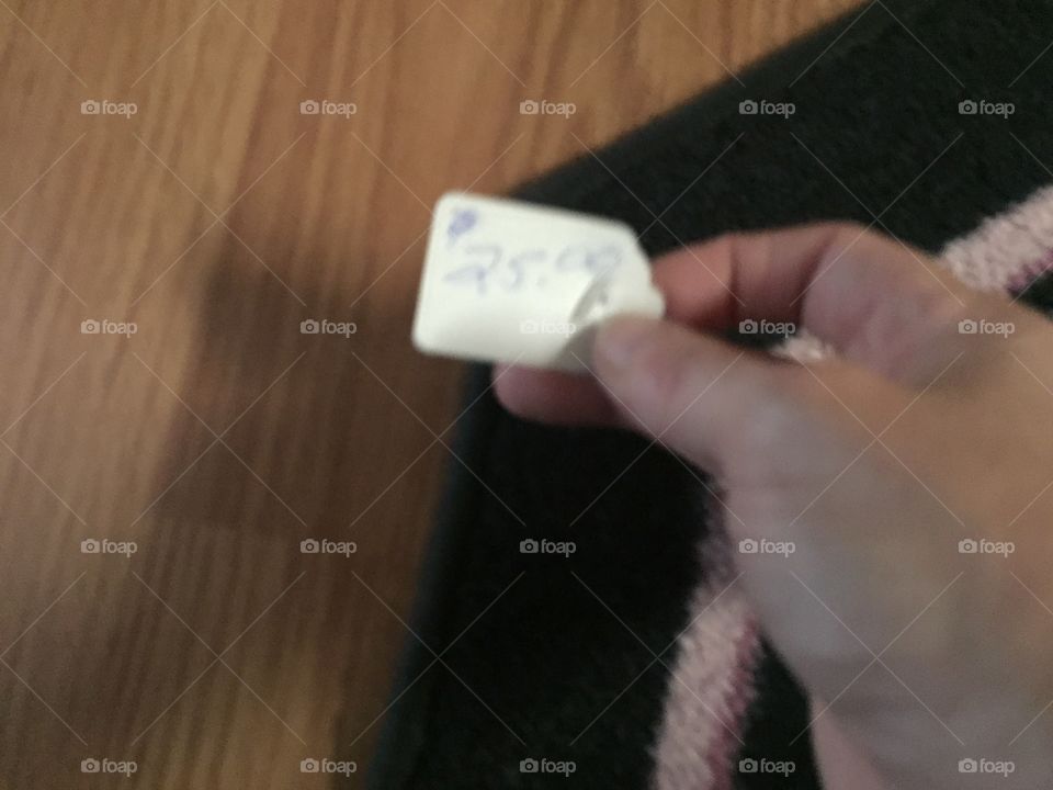 Making a small purchase 