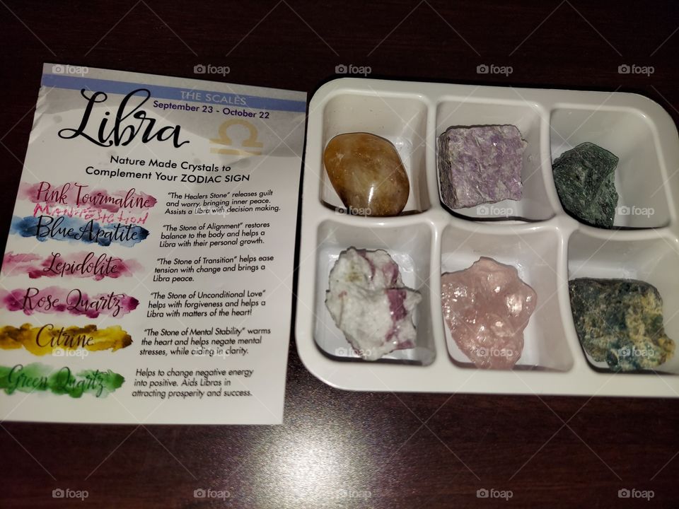 My LiBra Crystal Stones ;)