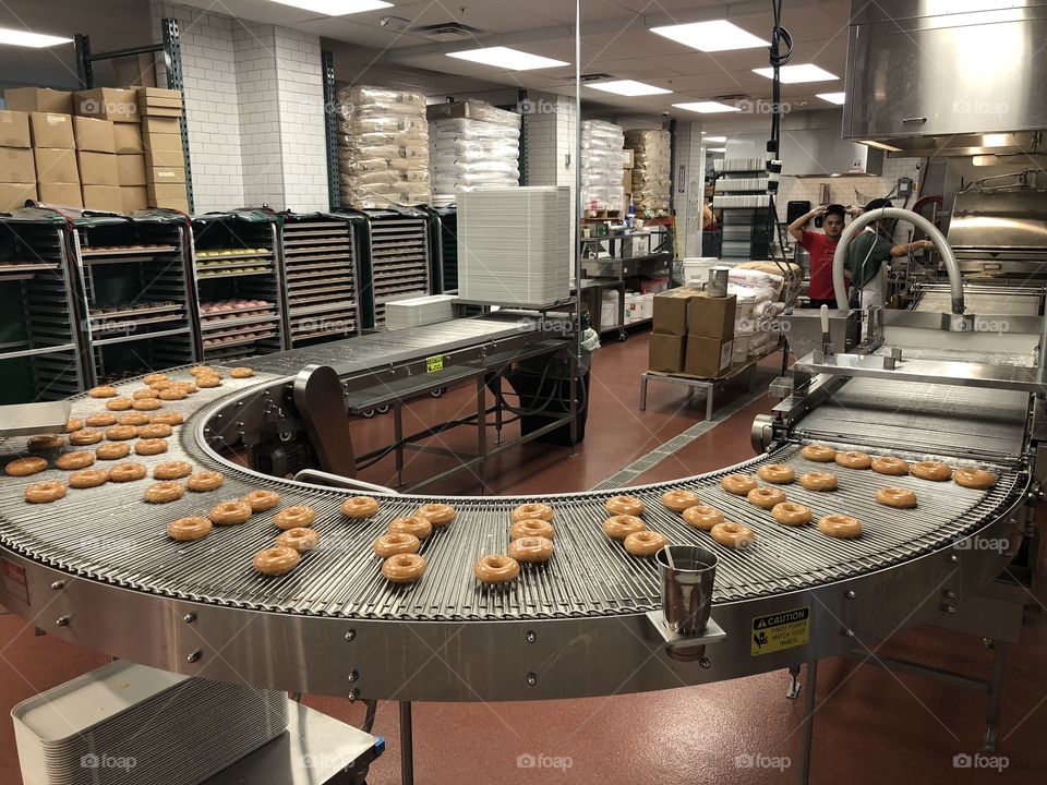 Krispy Kreme Doughnuts behind the scenes!