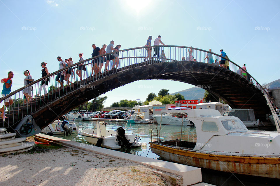 Memory of Trogir town in Croatia