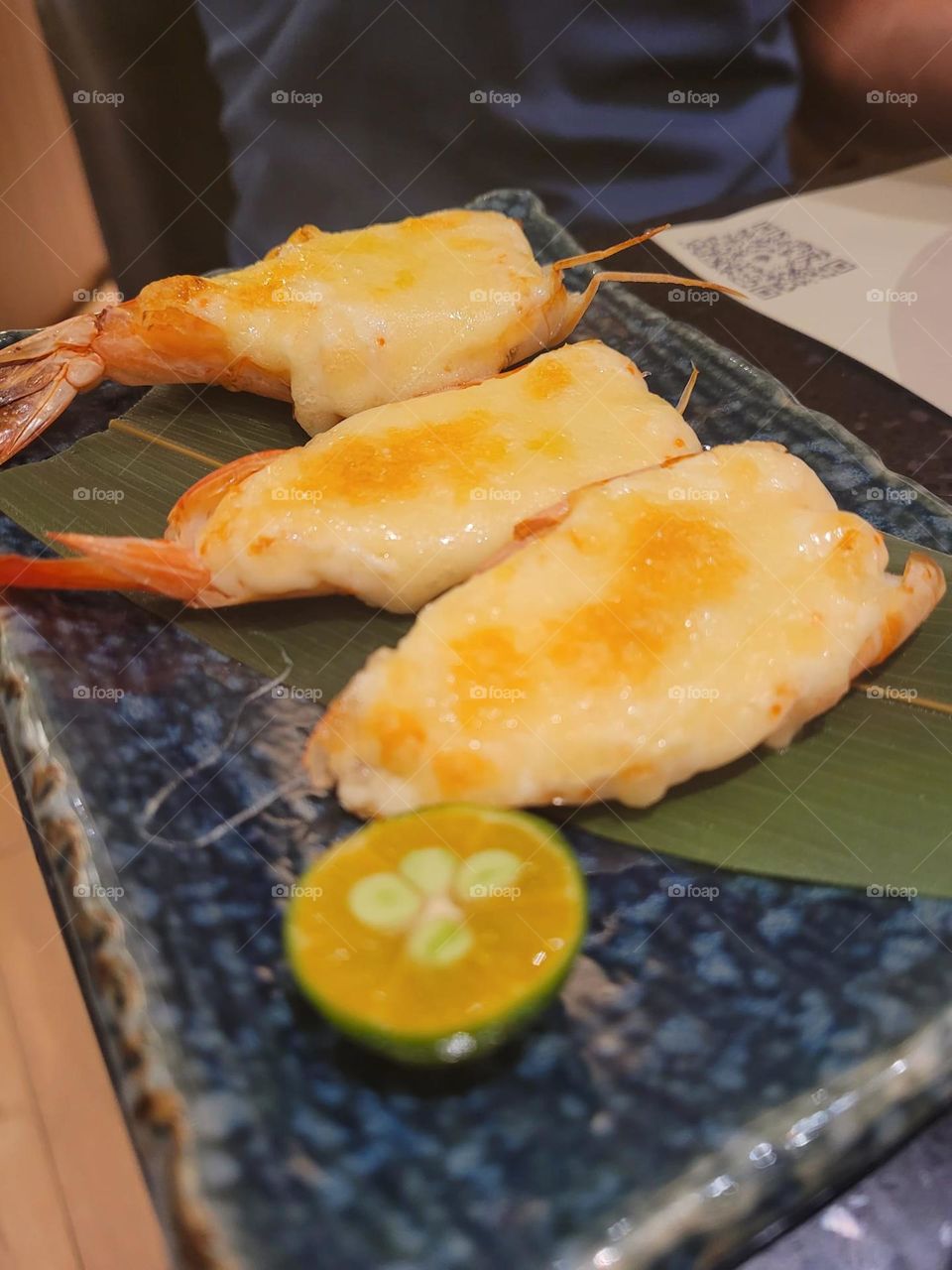 shrimp with cheese