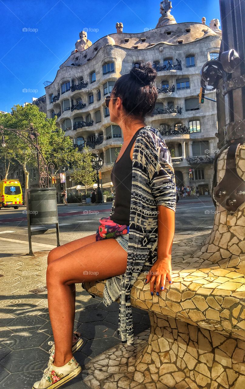 Admiring Gaudi