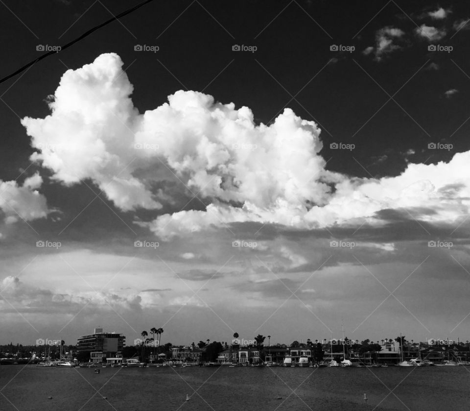 Clouds. Stormy day 