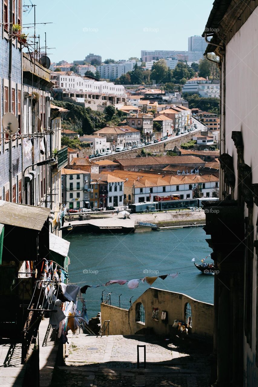 Beautiful view of city, Porto, Portugal 