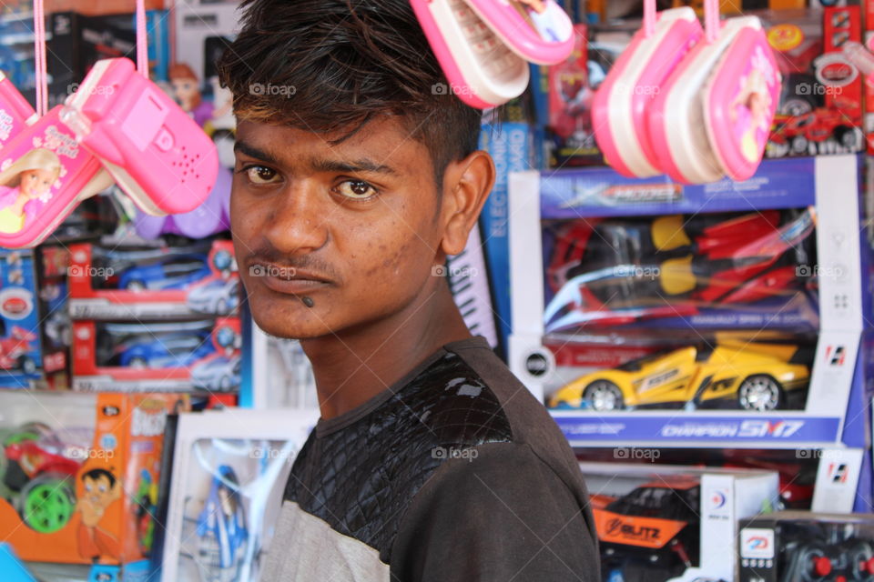 Shopkeeper with attitude