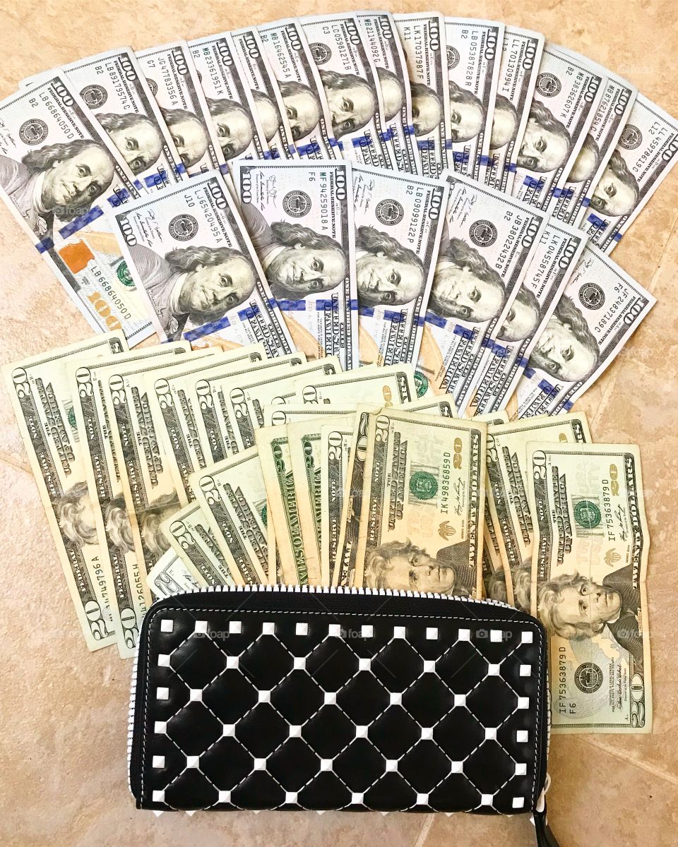 Wallet with money 