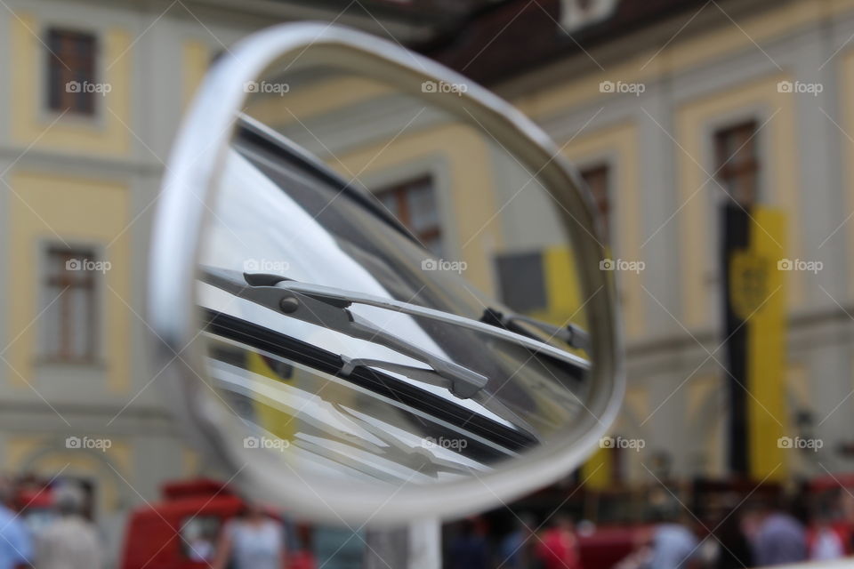 Retro Cars Classic Mirror