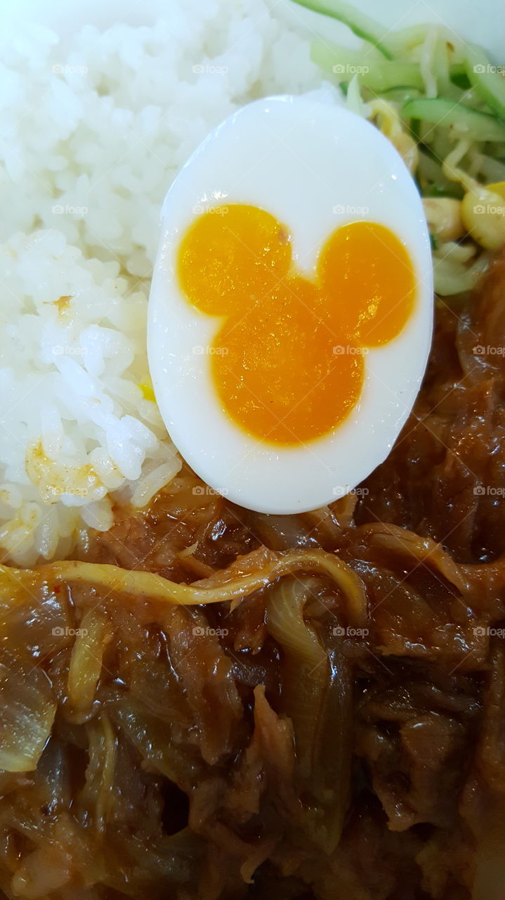 Beef teriyaki over rice