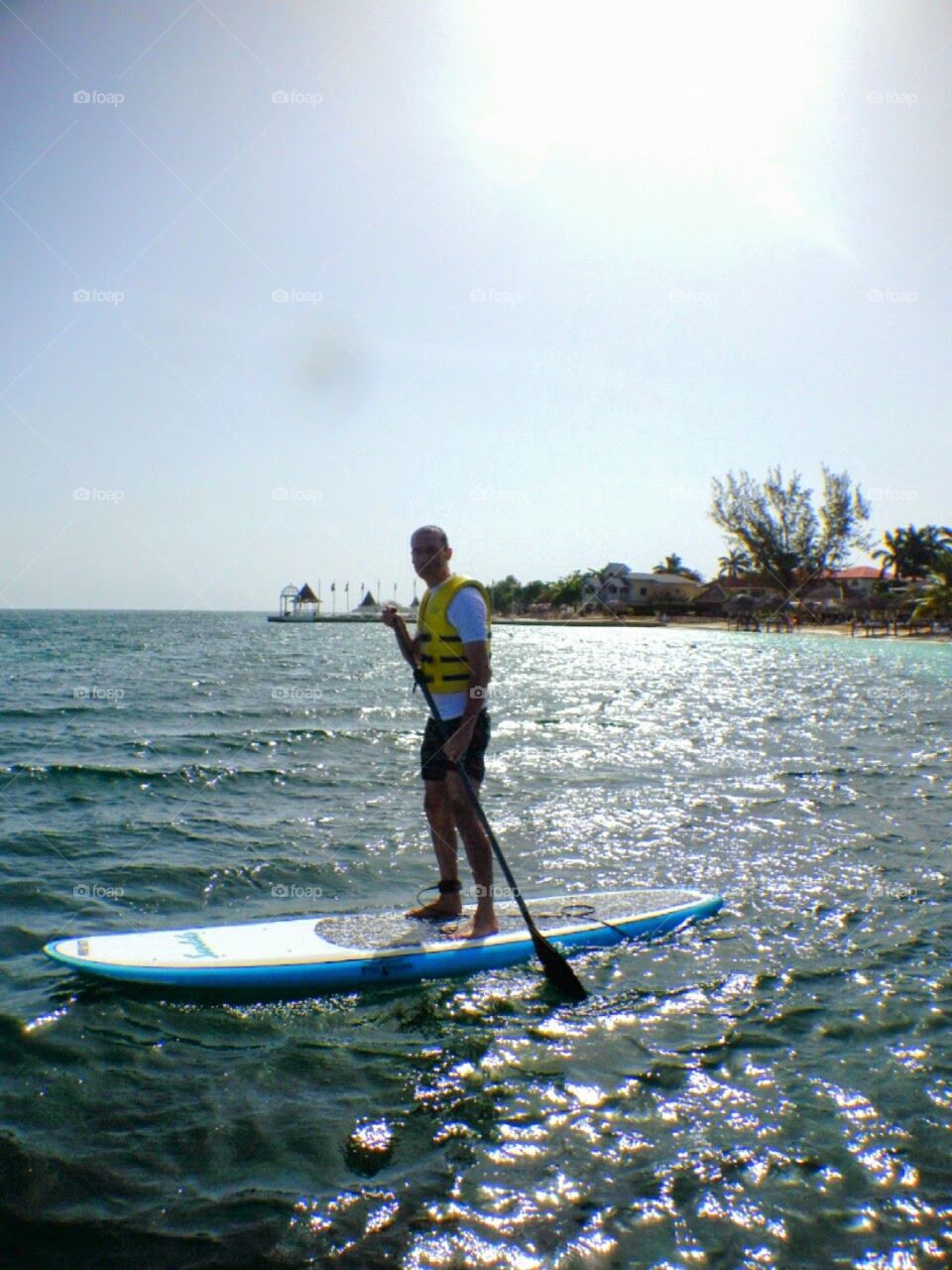 Paddle board. stand up paddle board in Jamaica