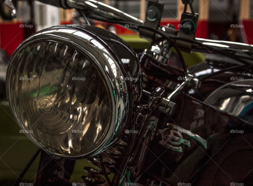 Retro motorcycle lamp