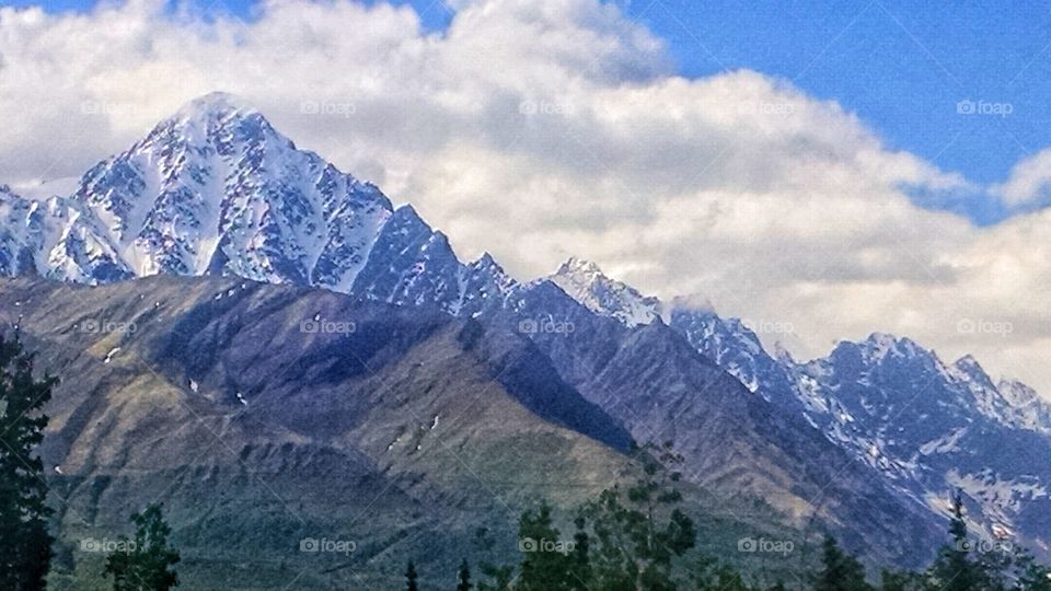 Mystic mountains of Alaska