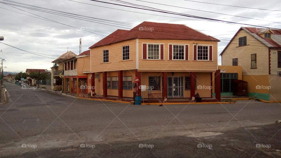 Town of Black River, Georgian style buildings