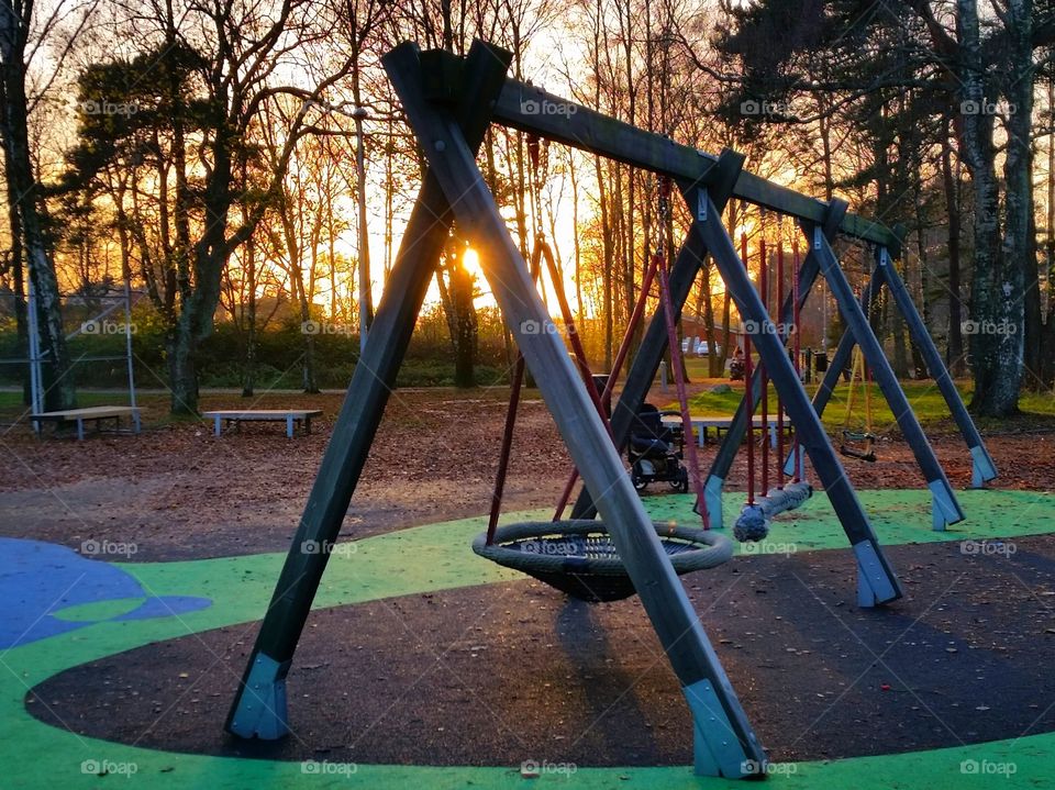 Sunset playground