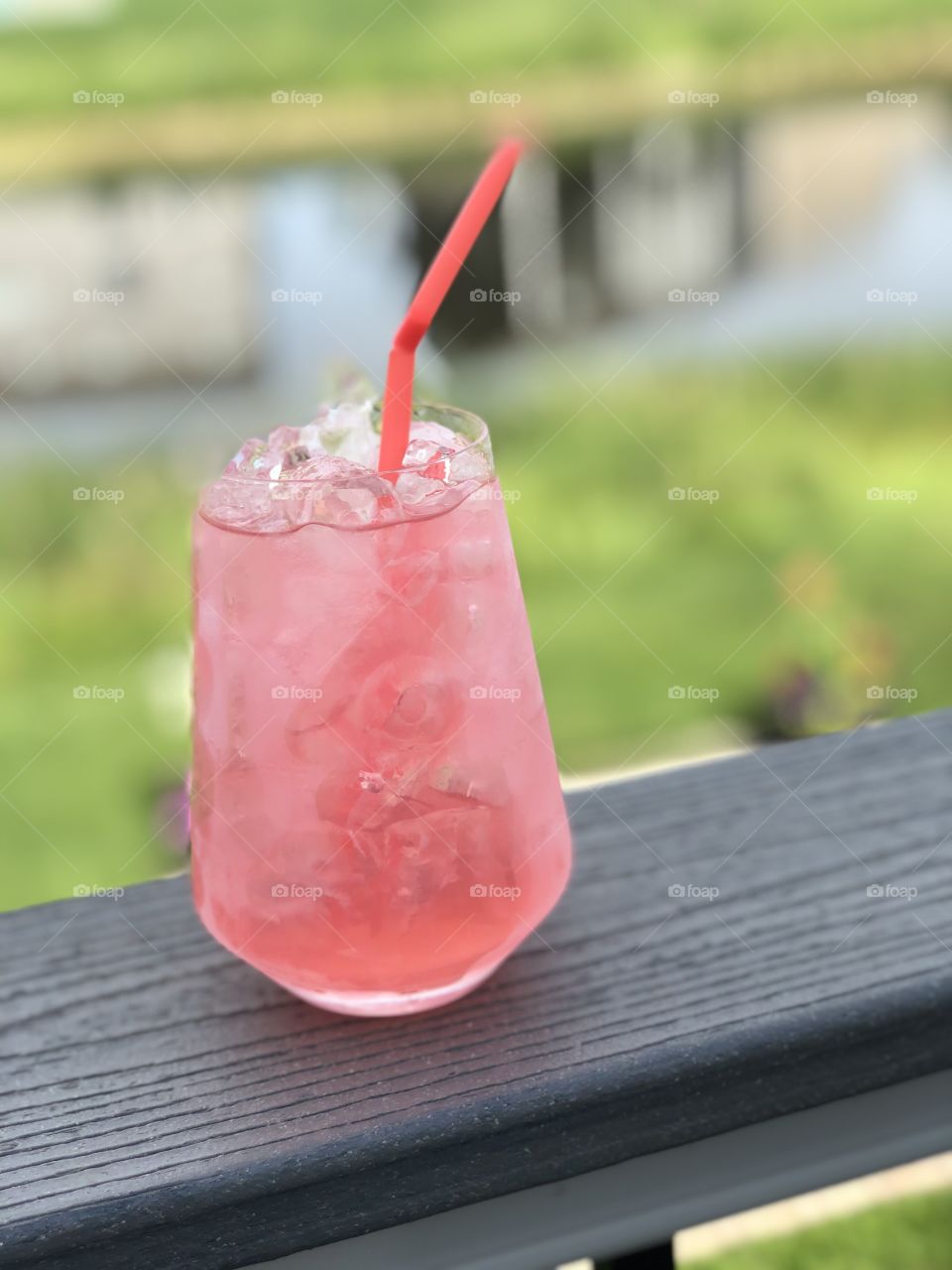 Cool off on a hot summer day with a refreshing vodka spritzer. 